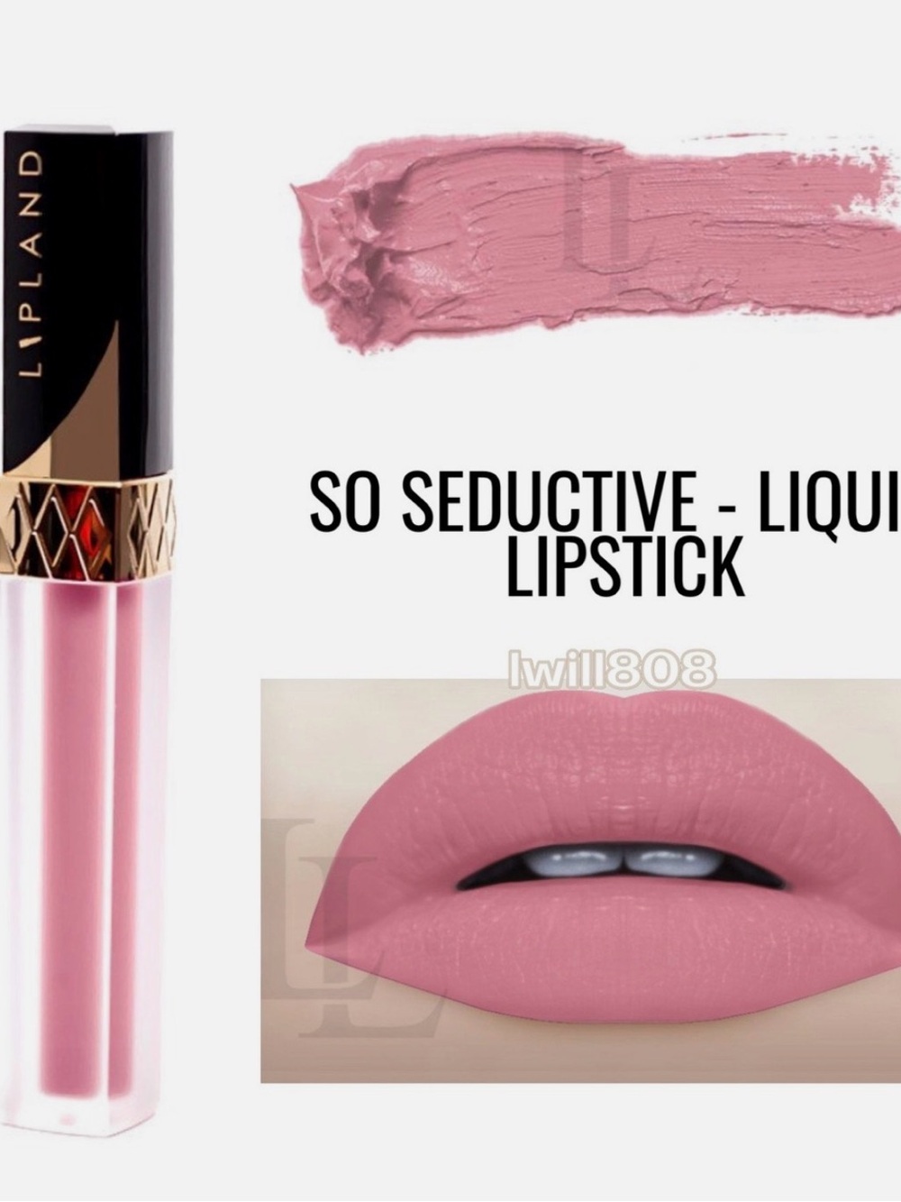 Liquid lipstick - nude pink